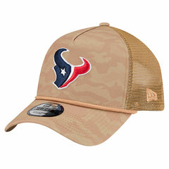 Houston Texans New Era Wheat Camo 9FORTY Adjustable Hat - Tan - NFL