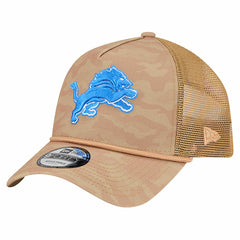 Detroit Lions New Era Wheat Camo 9FORTY Adjustable Hat - Tan - NFL
