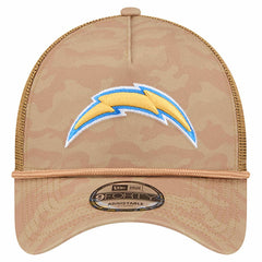 Los Angeles Chargers New Era Wheat Camo 9FORTY Adjustable Hat - Tan - NFL
