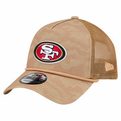 San Francisco 49ers New Era Wheat Camo 9FORTY Adjustable Hat - Tan - NFL