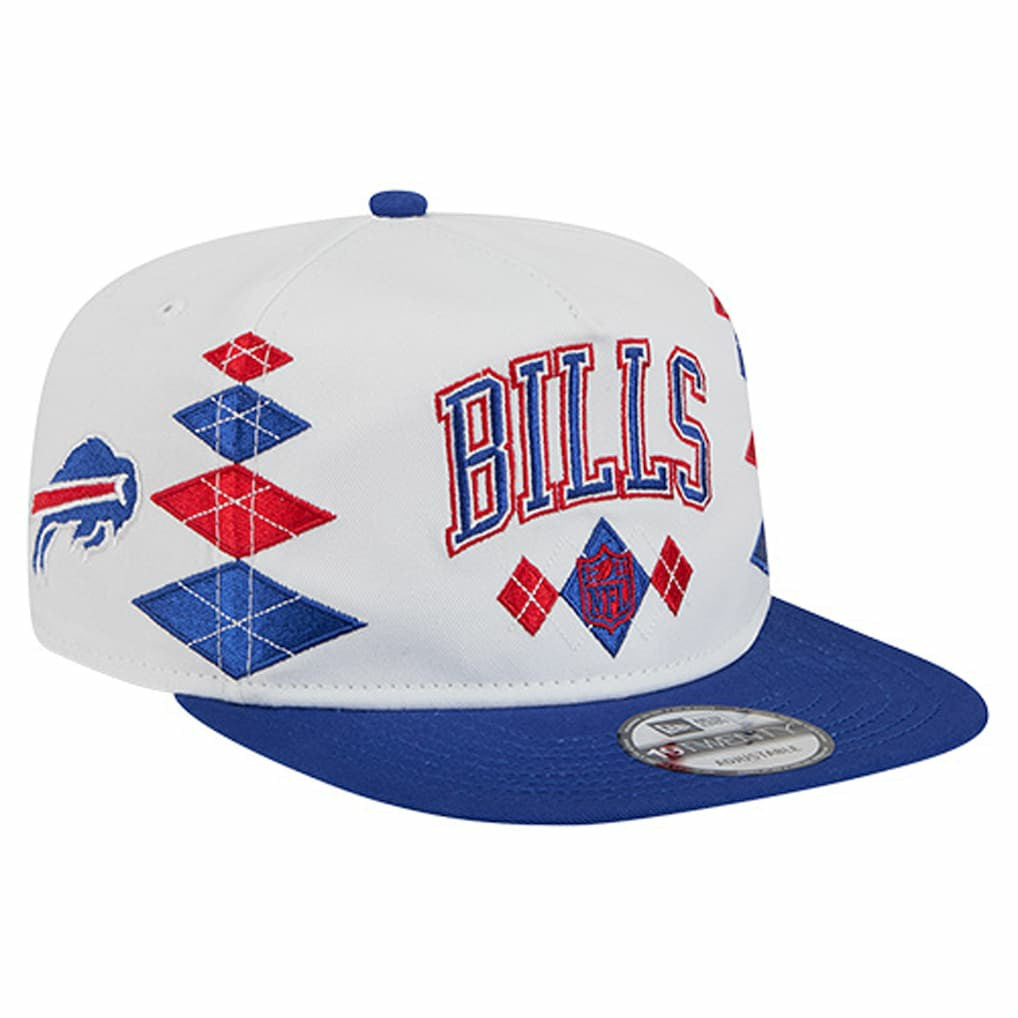 Buffalo Bills New Era Argyle 19TWENTY Adjustable Hat - White - NFL