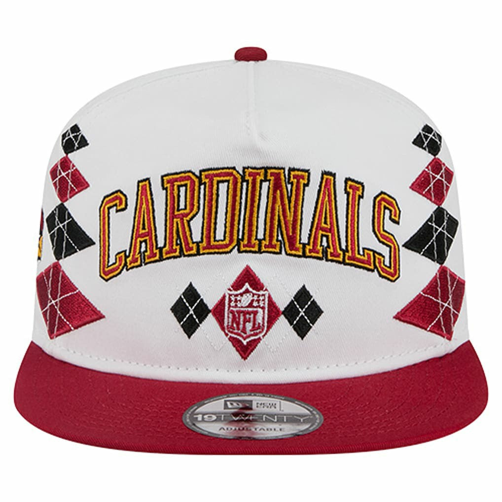 Arizona Cardinals New Era Argyle 19TWENTY Adjustable Hat - White - NFL