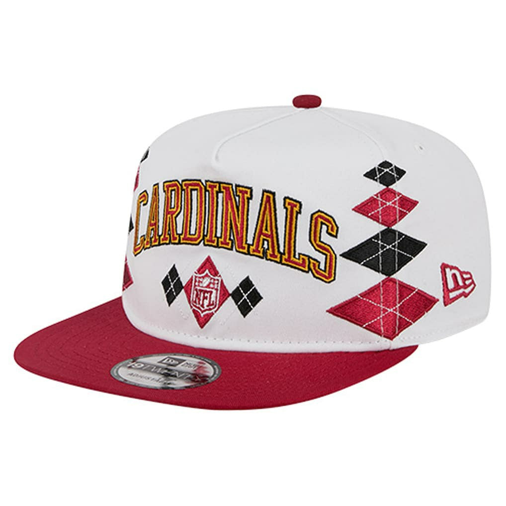 Arizona Cardinals New Era Argyle 19TWENTY Adjustable Hat - White - NFL