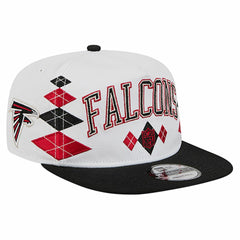 Atlanta Falcons New Era Argyle 19TWENTY Adjustable Hat - White - NFL