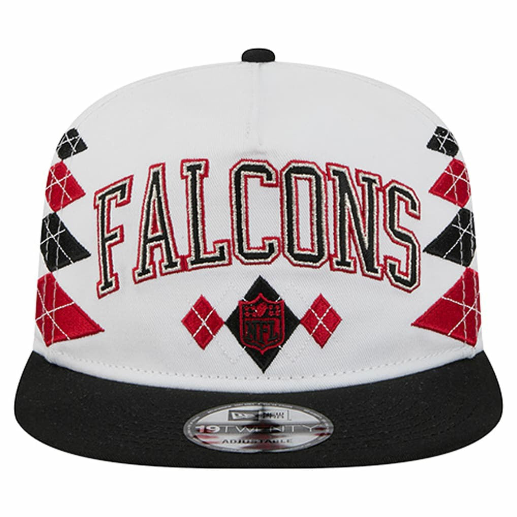 Atlanta Falcons New Era Argyle 19TWENTY Adjustable Hat - White - NFL