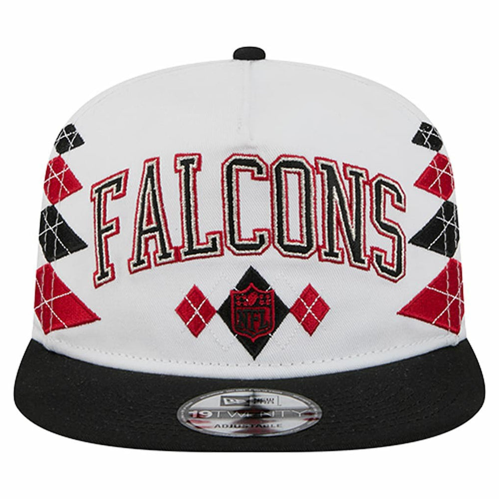 Atlanta Falcons New Era Argyle 19TWENTY Adjustable Hat - White - NFL