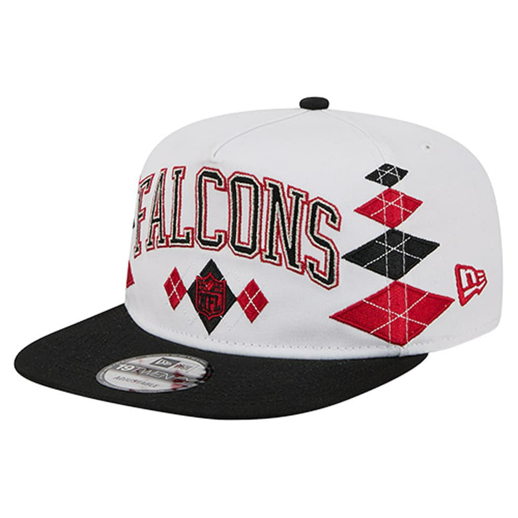 Atlanta Falcons New Era Argyle 19TWENTY Adjustable Hat - White - NFL
