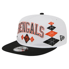 Cincinnati Bengals New Era Argyle 19TWENTY Adjustable Hat - White - NFL
