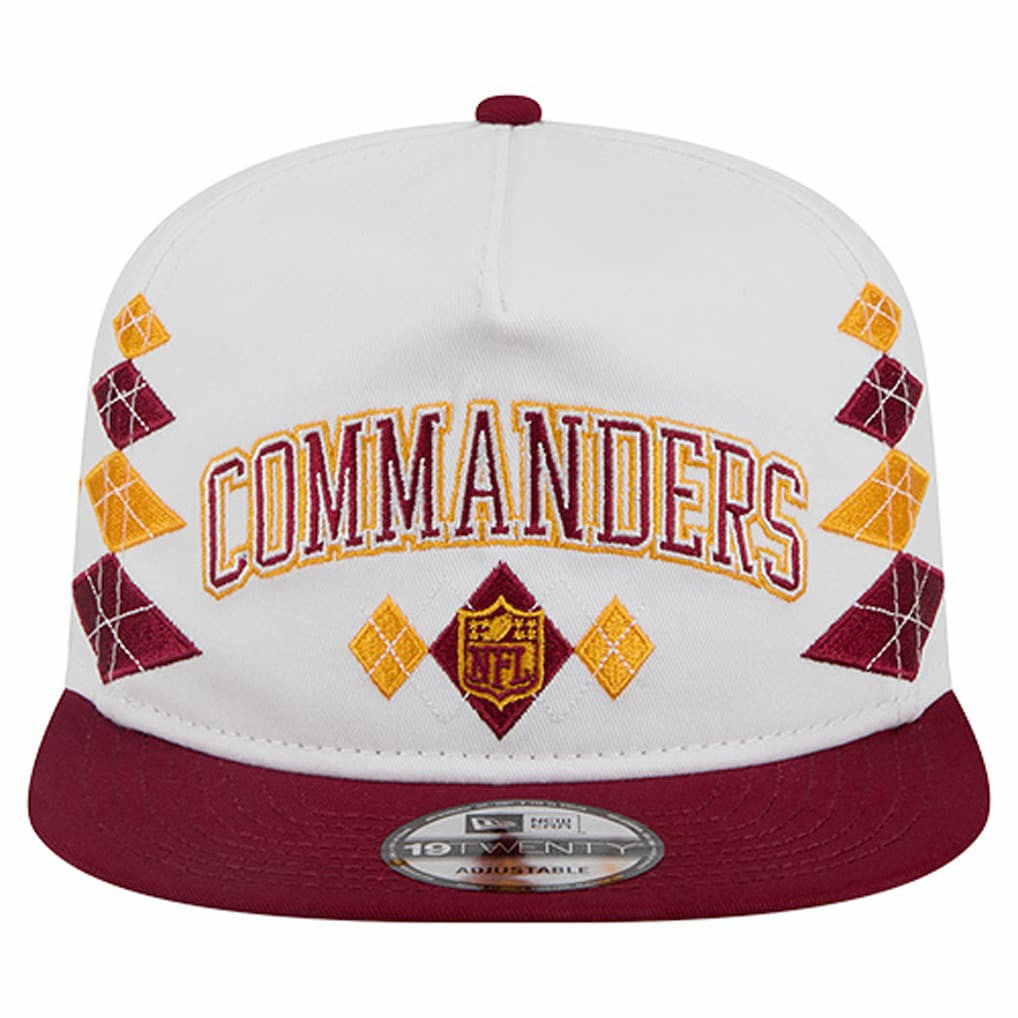 Washington Commanders New Era Argyle 19TWENTY Adjustable Hat - White - NFL