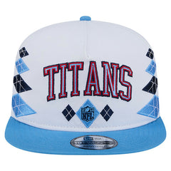 Tennessee Titans New Era Argyle 19TWENTY Adjustable Hat - White - NFL
