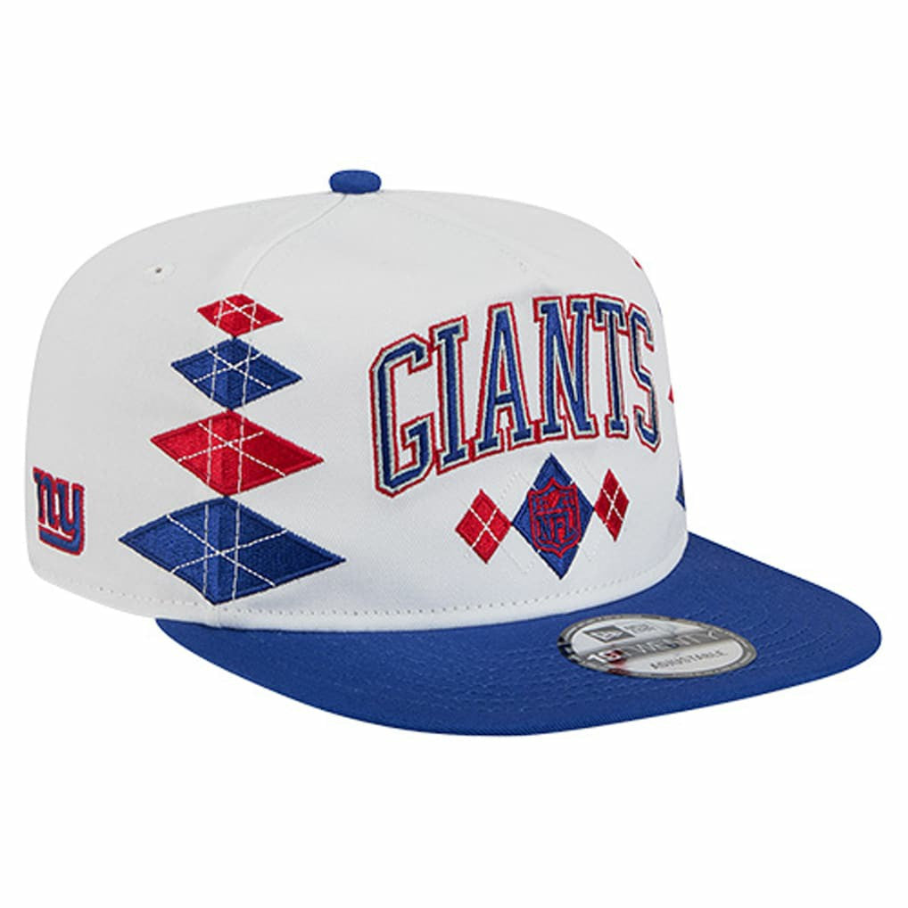 New York Giants New Era Argyle 19TWENTY Adjustable Hat - White - NFL