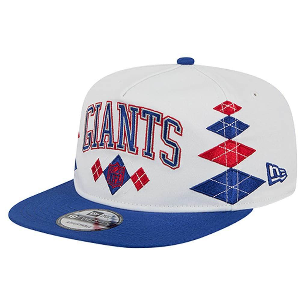 New York Giants New Era Argyle 19TWENTY Adjustable Hat - White - NFL
