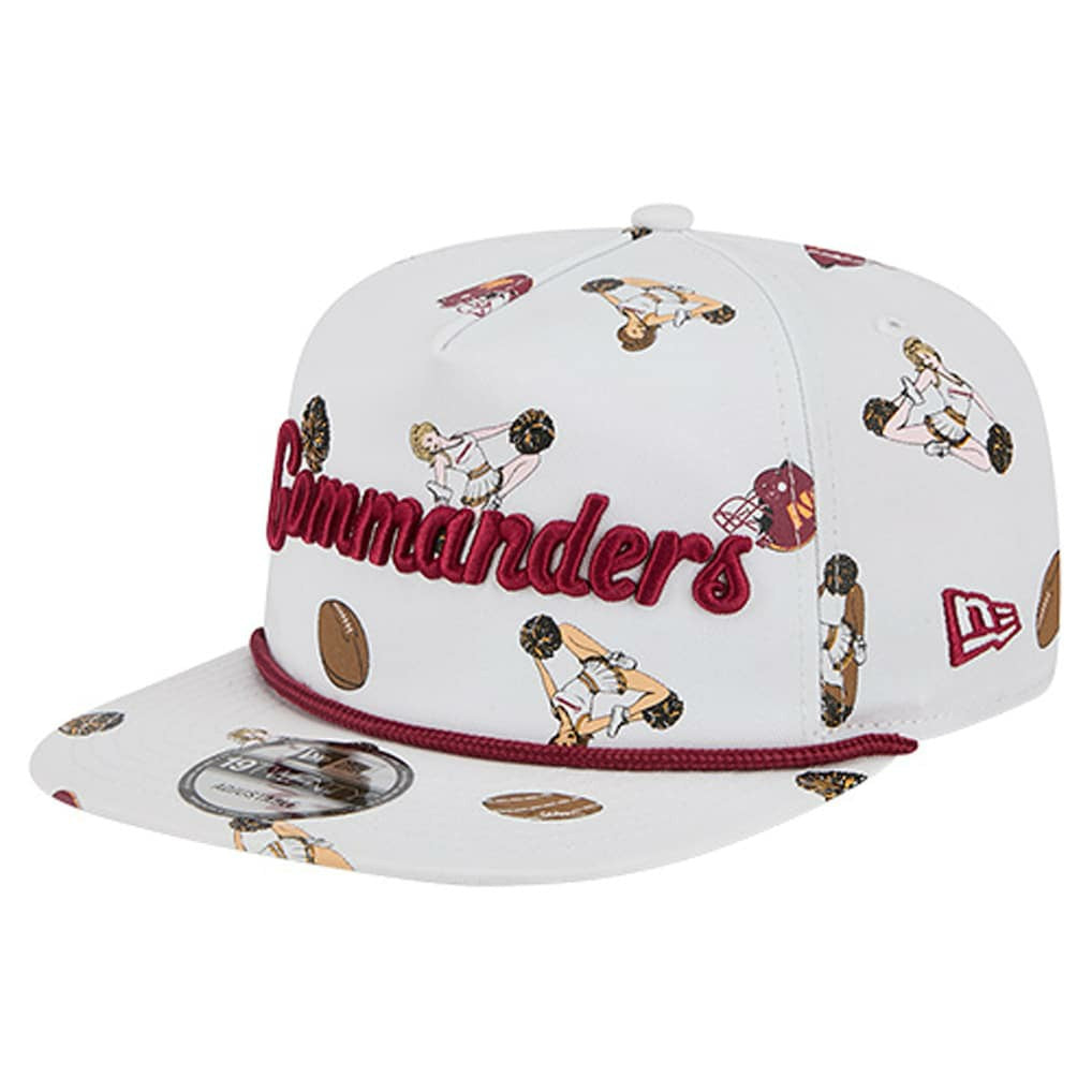 Washington Commanders New Era Team Cheer 19TWENTY Snapback Hat - White - NFL
