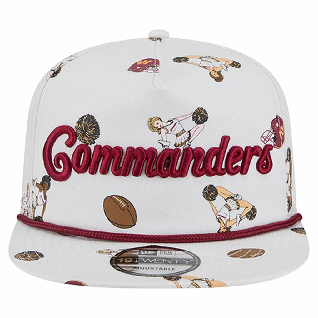 Washington Commanders New Era Team Cheer 19TWENTY Snapback Hat - White - NFL