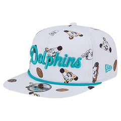 Miami Dolphins New Era Team Cheer 19TWENTY Snapback Hat - White - NFL