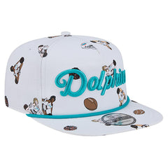 Miami Dolphins New Era Team Cheer 19TWENTY Snapback Hat - White - NFL
