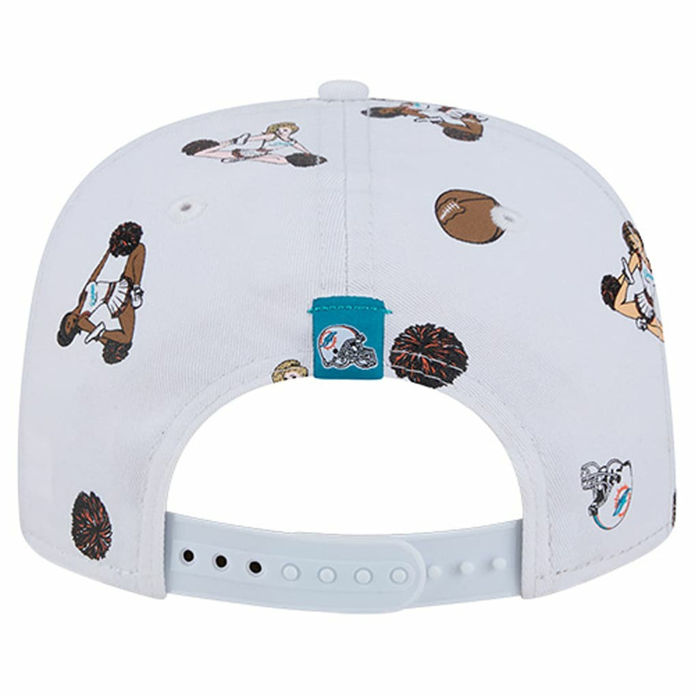 Miami Dolphins New Era Team Cheer 19TWENTY Snapback Hat - White - NFL
