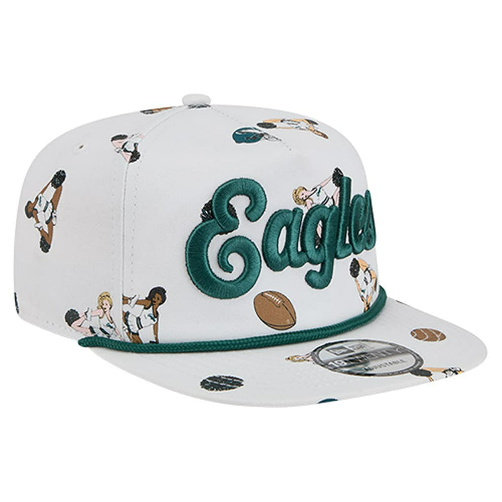 Philadelphia Eagles New Era Team Cheer 19TWENTY Snapback Hat - White - NFL