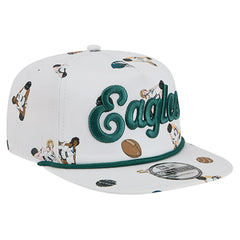 Philadelphia Eagles New Era Team Cheer 19TWENTY Snapback Hat - White - NFL