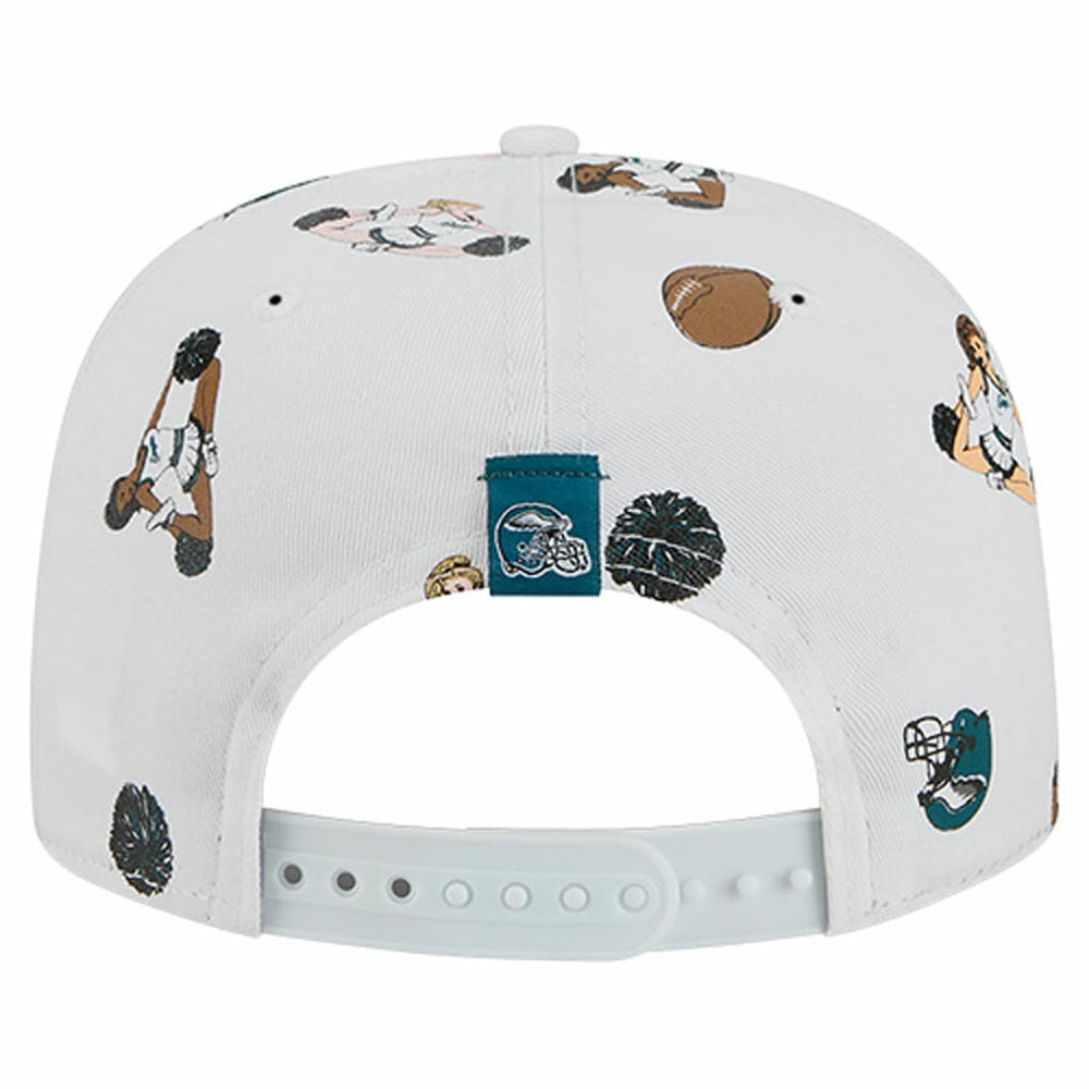 Philadelphia Eagles New Era Team Cheer 19TWENTY Snapback Hat - White - NFL