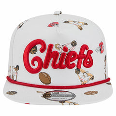 Kansas City Chiefs New Era Team Cheer 19TWENTY Snapback Hat - White - NFL