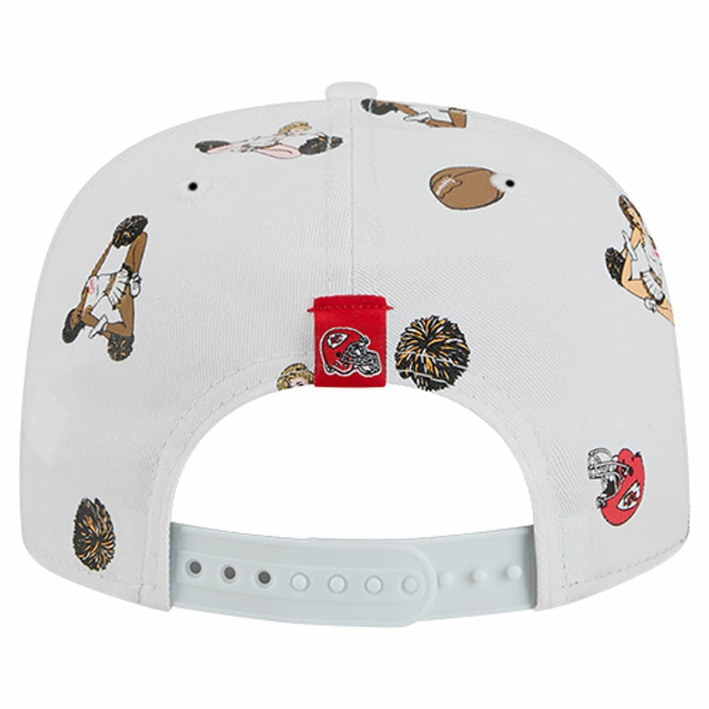 Kansas City Chiefs New Era Team Cheer 19TWENTY Snapback Hat - White - NFL
