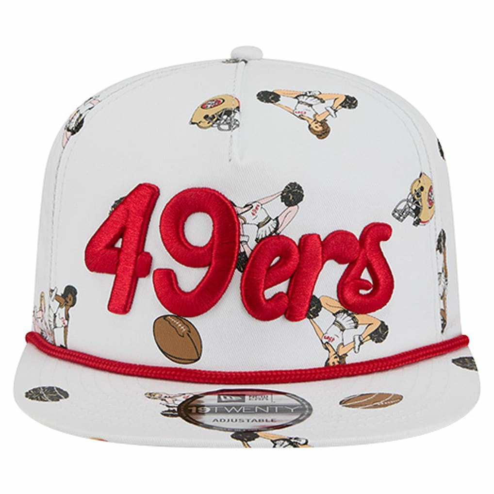 San Francisco 49ers New Era Team Cheer 19TWENTY Snapback Hat - White - NFL