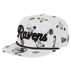 Baltimore Ravens New Era Team Cheer 19TWENTY Snapback Hat - White - NFL