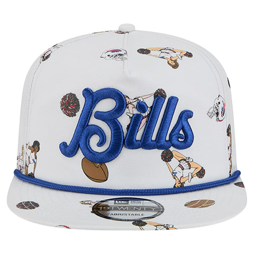 Buffalo Bills New Era Team Cheer 19TWENTY Snapback Hat - White - NFL
