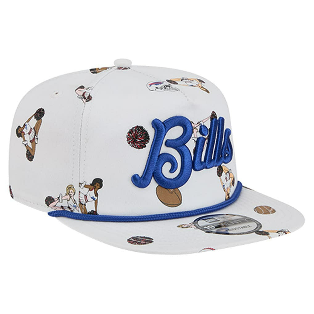 Buffalo Bills New Era Team Cheer 19TWENTY Snapback Hat - White - NFL