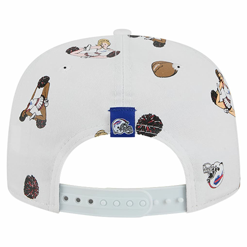 Buffalo Bills New Era Team Cheer 19TWENTY Snapback Hat - White - NFL