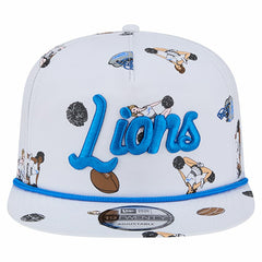 Detroit Lions New Era Team Cheer 19TWENTY Snapback Hat - White - NFL