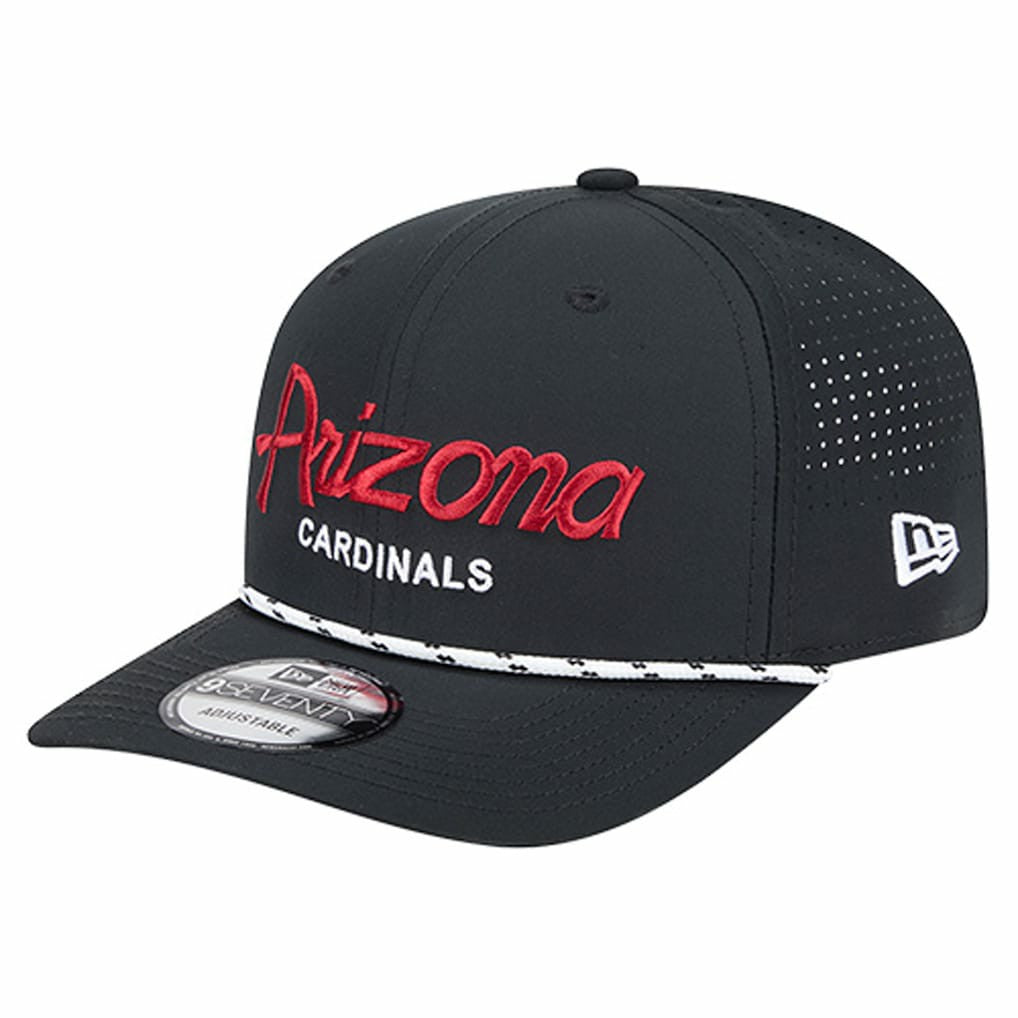 Arizona Cardinals New Era Script 9SEVENTY Adjustable Hat - Black - NFL