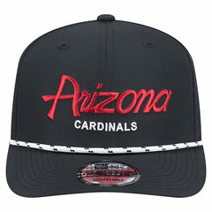 Arizona Cardinals New Era Script 9SEVENTY Adjustable Hat - Black - NFL