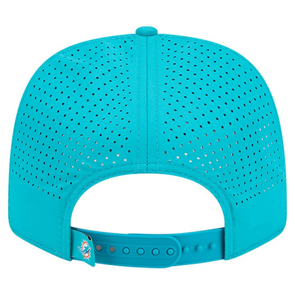Miami Dolphins New Era Script 9SEVENTY Adjustable Hat - Aqua - NFL