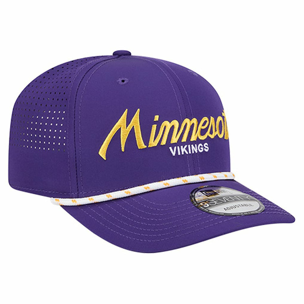 Minnesota Vikings New Era Script 9SEVENTY Adjustable Hat - Purple - NFL