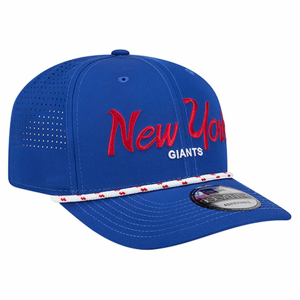 New York Giants New Era Script 9SEVENTY Adjustable Hat - Royal - NFL