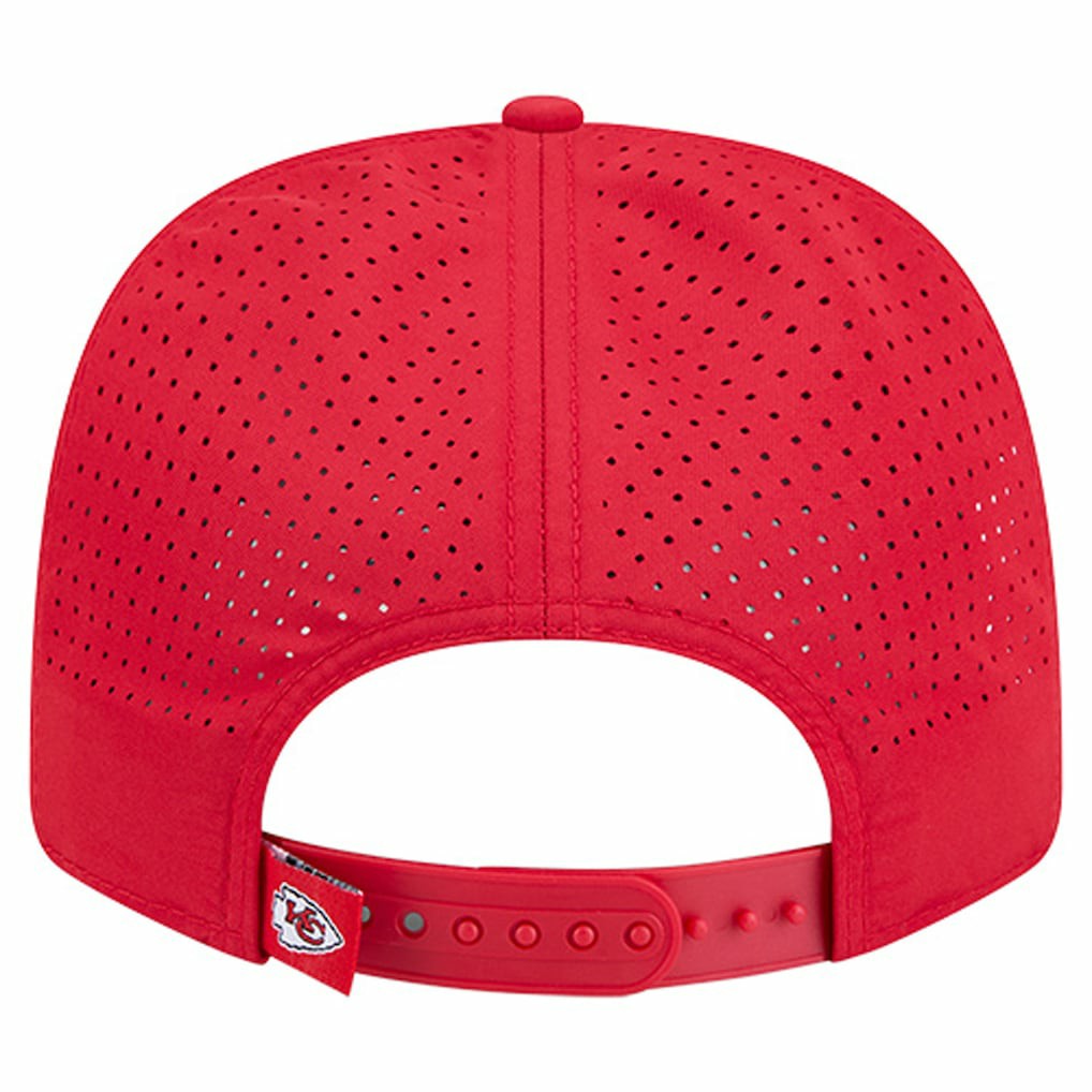 Kansas City Chiefs New Era Script 9SEVENTY Adjustable Hat - Red - NFL