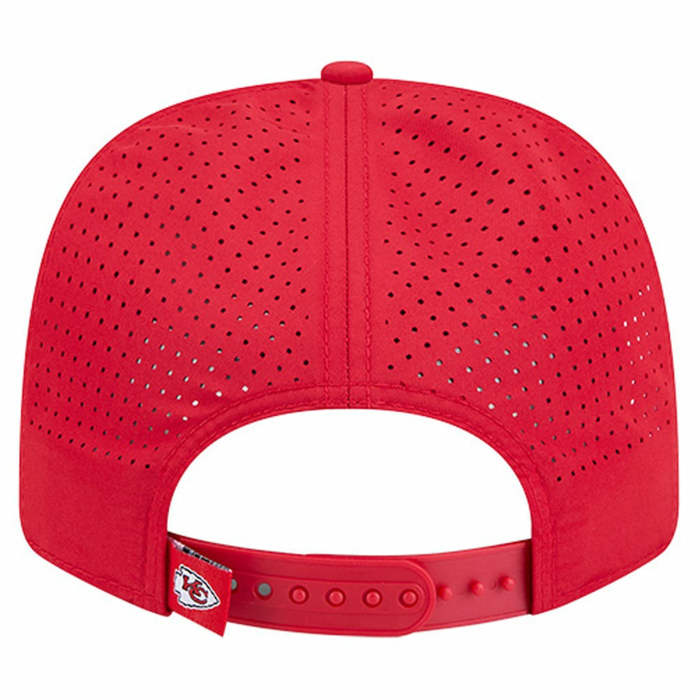 Kansas City Chiefs New Era Script 9SEVENTY Adjustable Hat - Red - NFL