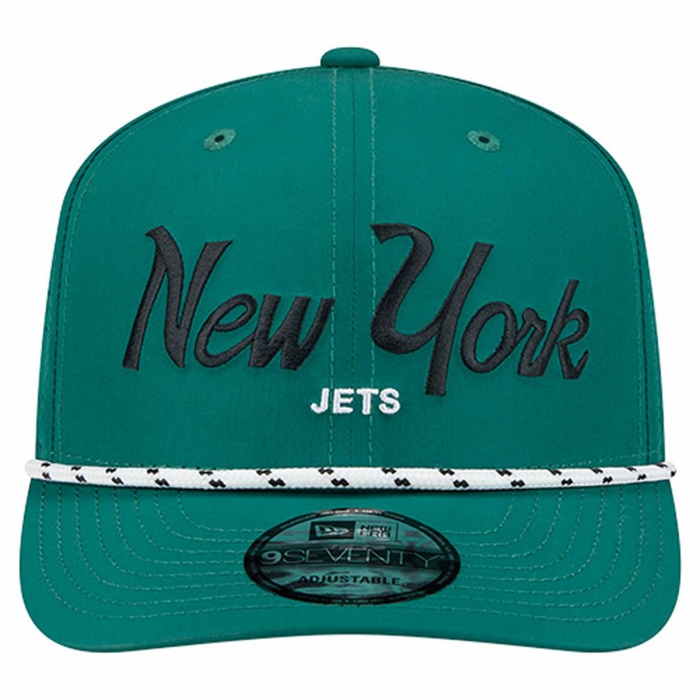 New York Jets New Era Script 9SEVENTY Adjustable Hat - Green - NFL