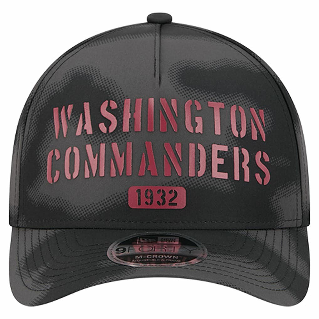 Washington Commanders New Era Halftone Camo 9FORTY Hat - Gray - NFL
