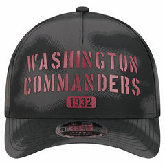 Washington Commanders New Era Halftone Camo 9FORTY Hat - Gray - NFL