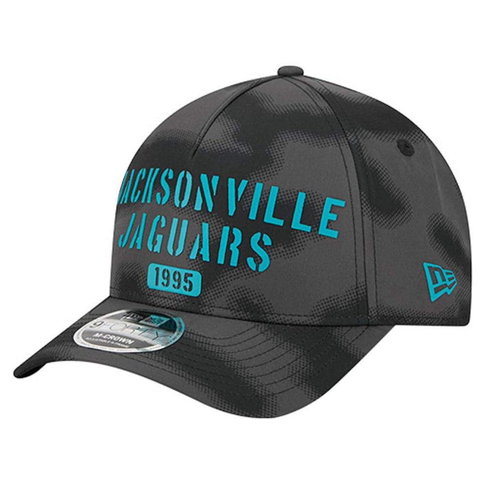 Jacksonville Jaguars New Era Halftone Camo 9FORTY Hat - Gray - NFL