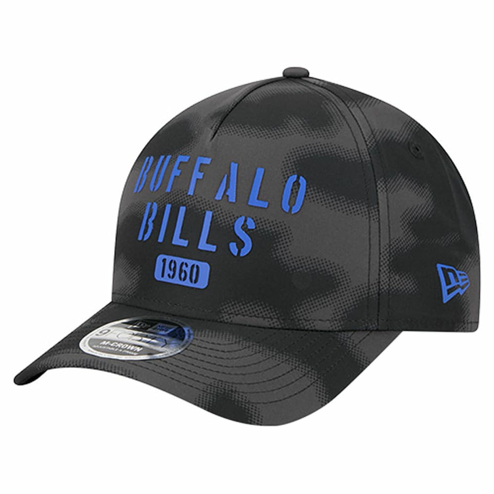Buffalo Bills New Era Halftone Camo 9FORTY Hat - Gray - NFL