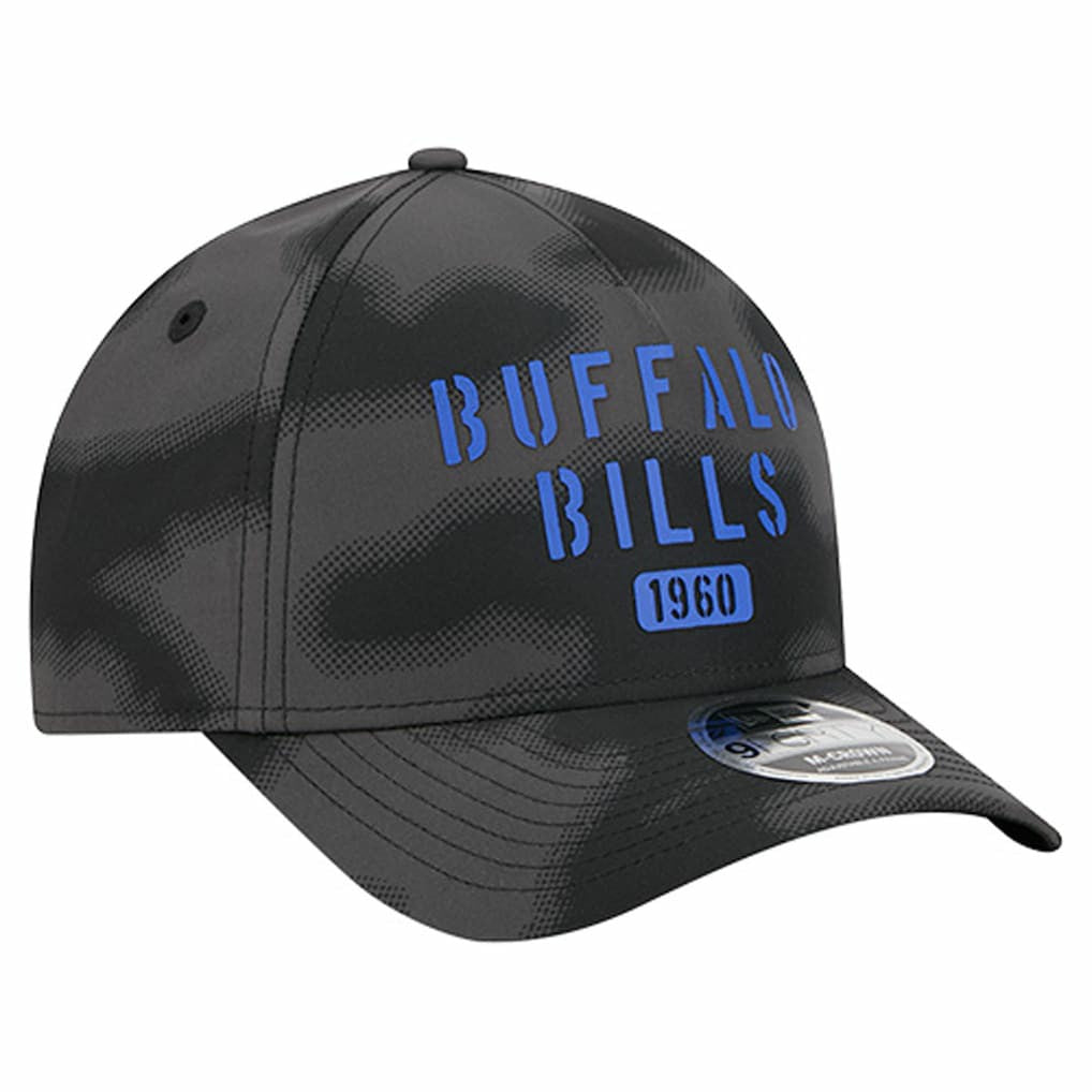 Buffalo Bills New Era Halftone Camo 9FORTY Hat - Gray - NFL