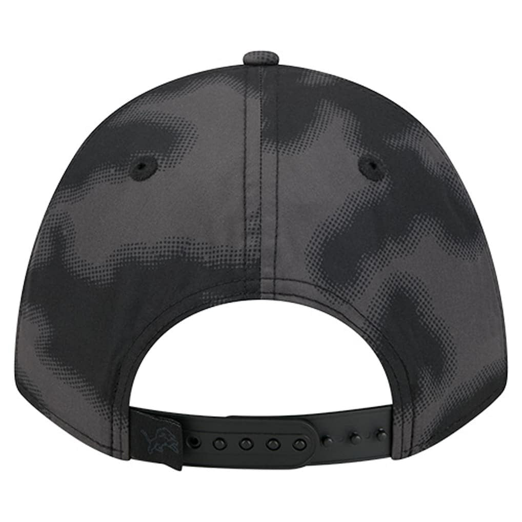 Detroit Lions New Era Halftone Camo 9FORTY Hat - Gray - NFL