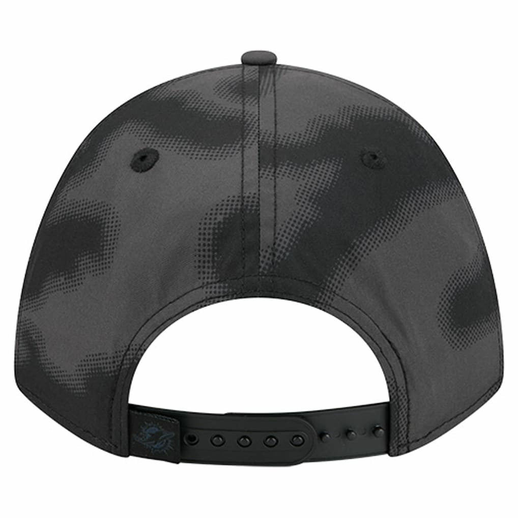 Miami Dolphins New Era Halftone Camo 9FORTY Hat - Gray - NFL