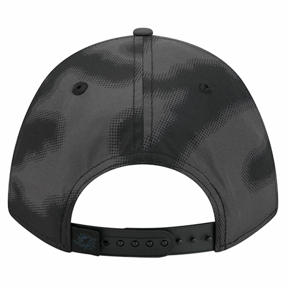 Miami Dolphins New Era Halftone Camo 9FORTY Hat - Gray - NFL