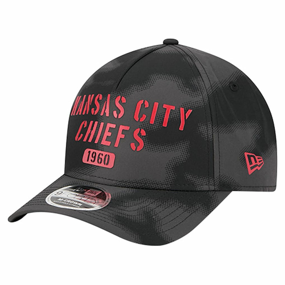 Kansas City Chiefs New Era Halftone Camo 9FORTY Hat - Gray - NFL