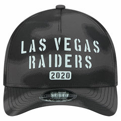 Las Vegas Raiders New Era Halftone Camo 9FORTY Hat - Gray - NFL